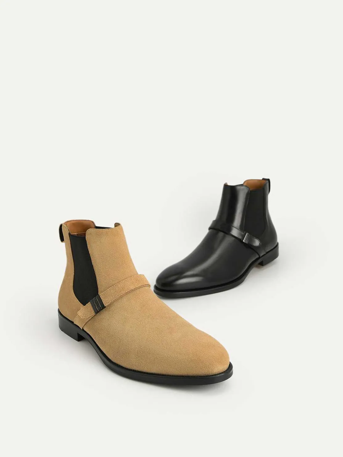 suede_strapped_boots_0.webp Suede Strapped Boots<PEDRO Sale