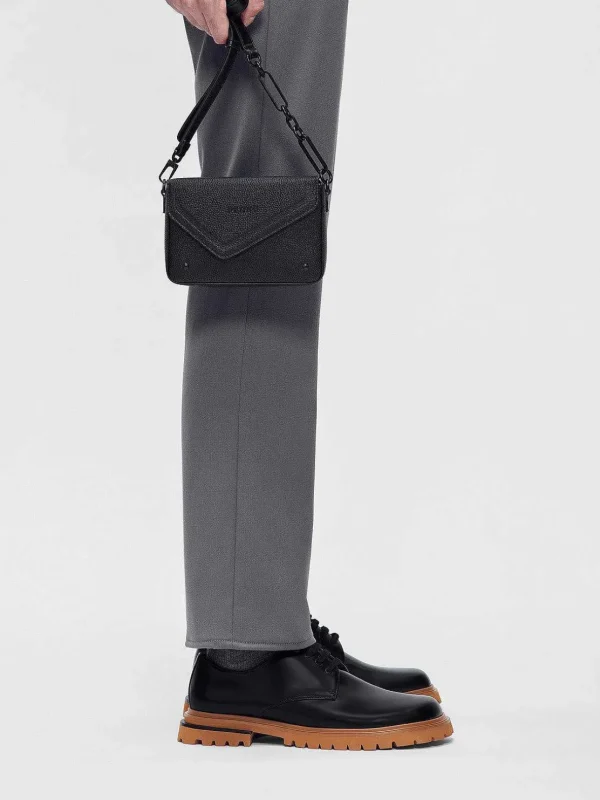 taper_leather_boxy_sling__4-1.webp Taper Leather Boxy Sling Bag<PEDRO Flash Sale