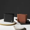 Textured Leather Bi-Fold Wallet With Insert<PEDRO Discount
