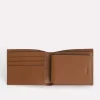 Textured Leather Bi-Fold Wallet With Insert<PEDRO Discount