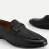 textured_leather_loafers__1-1.webp Textured Leather Loafers With Metal Bit<PEDRO Outlet