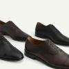 Textured Leather Oxford Shoes<PEDRO Cheap