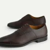 Textured Leather Oxford Shoes<PEDRO Cheap