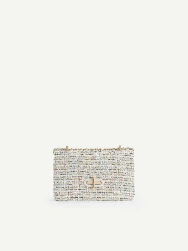 tweed_shoulder_bag_0.webp Tweed Shoulder Bag<PEDRO Clearance