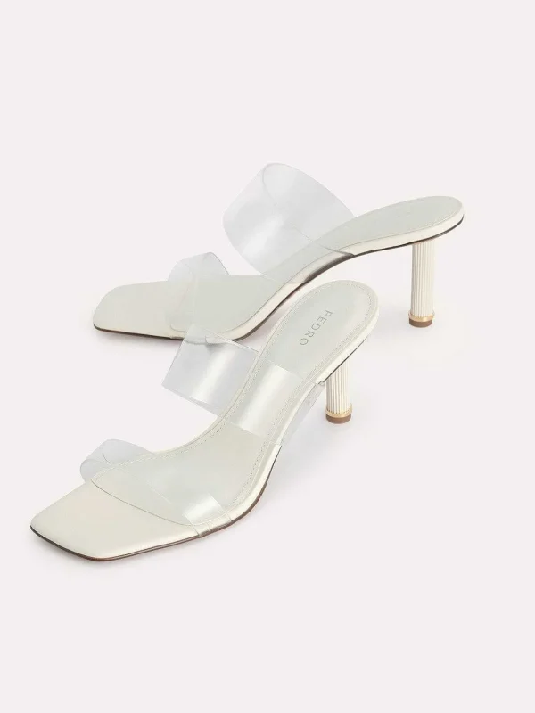 vinyl_double_strap_heel_s_1.webp Vinyl Double Strap Heel Sandals<PEDRO Outlet