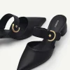 Yasmin Leather Heel Mules<PEDRO Discount