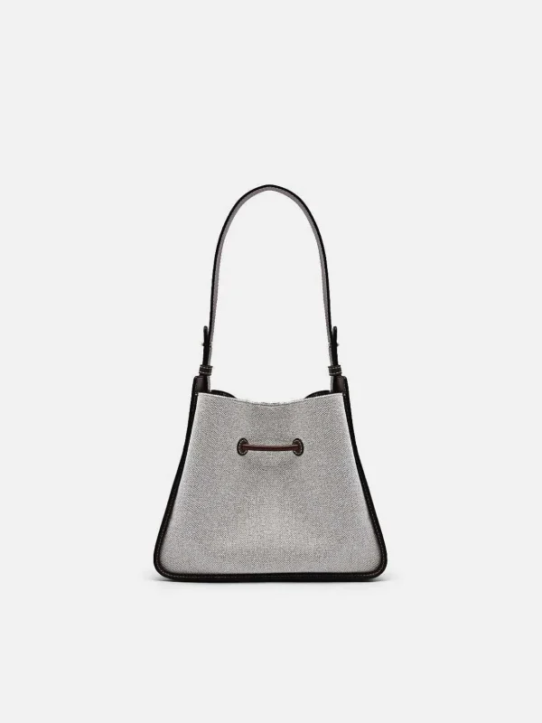 Yasmin Linen Bucket Bag<PEDRO Shop
