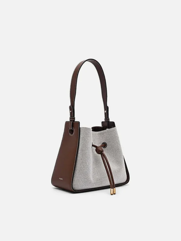 Yasmin Linen Bucket Bag<PEDRO Shop