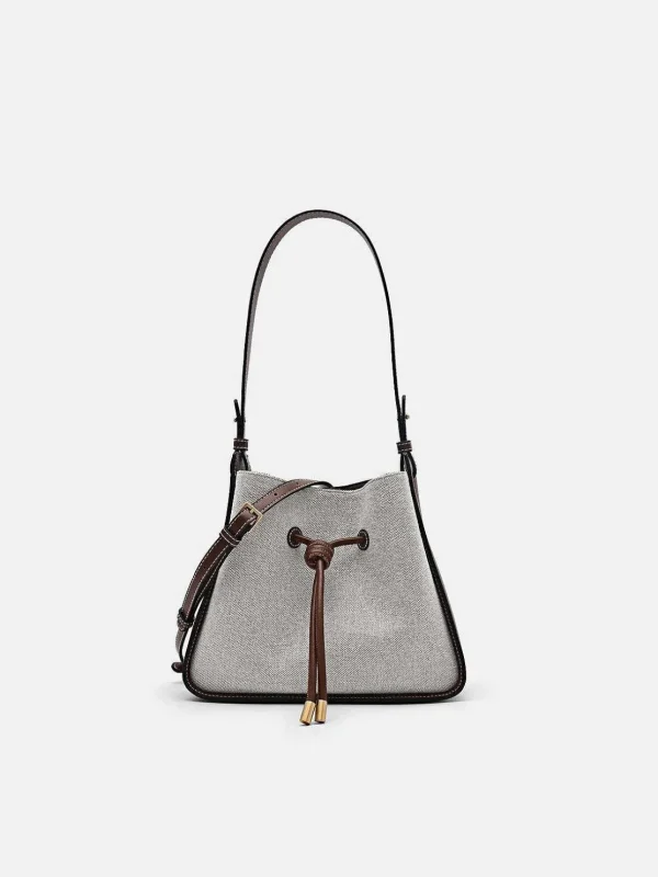 Yasmin Linen Bucket Bag<PEDRO Shop