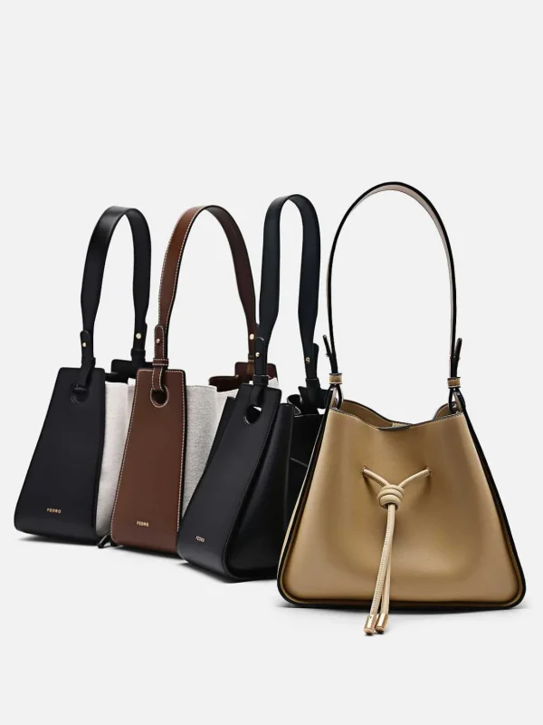 Yasmin Linen Bucket Bag<PEDRO Shop
